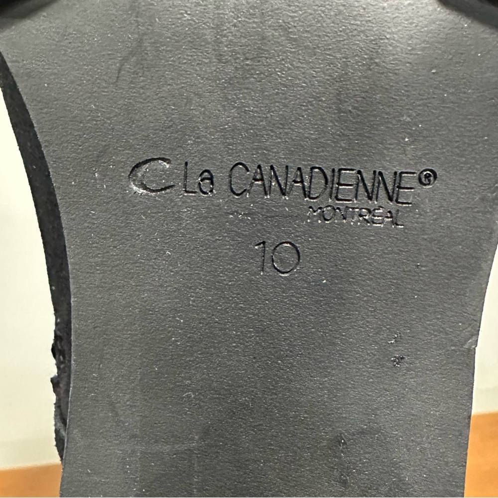 🌹LA CANADIENNE🌹 Parkera Waterproof Block Heel Booties Size: 10 - Picture 15 of 16